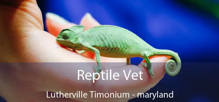 Reptile Vet Lutherville Timonium - maryland